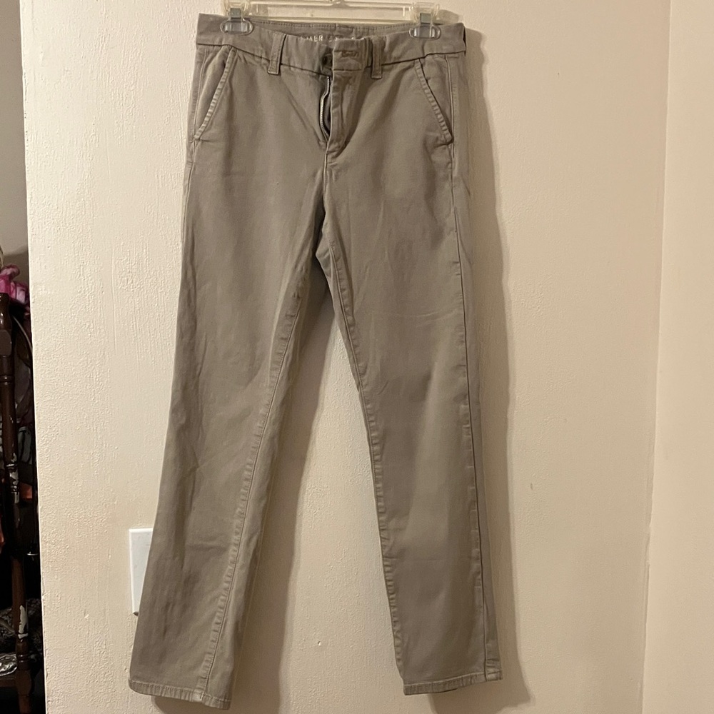American Eagle Outfitters Women’s Tan Skinny Khakis Work School Pants Size 10